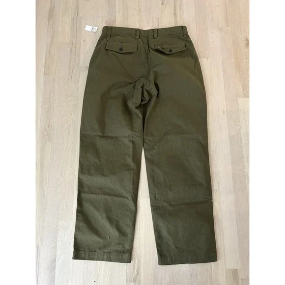 GAP Green Cotton Baggy Fit Chinos Sz 31 New w/ Tags $69.95 MSRP - Picture 6 of 7